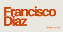 francisco diaz portfolio large text banner